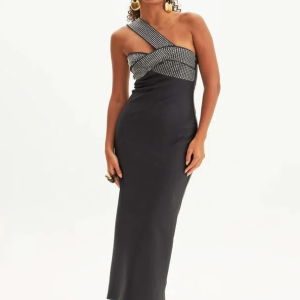 VESTIDO OMBRO UNICO SUPER MIDI